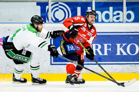 Rögles Jordan Smotherman och Asplövens Jesper Dahlroth