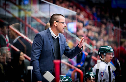 Färjestads Färjestads tränare Tommy Samuelsson