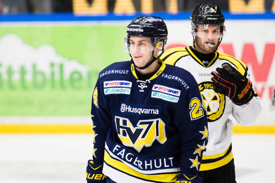 s Erik Christensen nöjd och Brynäs Niclas Andersén deppar