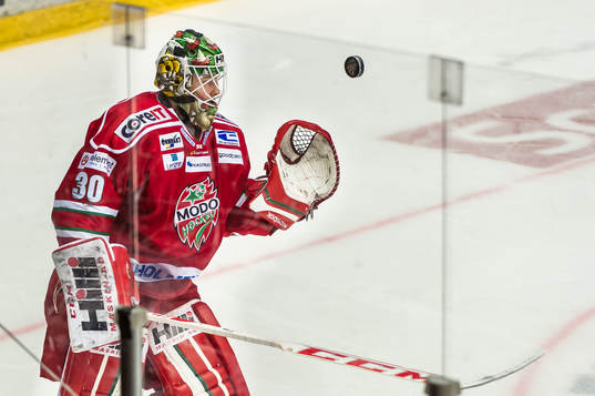 Modos målvakt Linus Ullmark