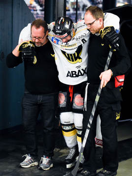 Västerås Jeremy Williams i spelargången