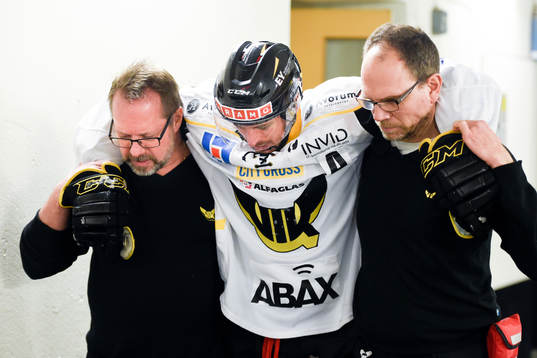 Västerås Jeremy Williams i spelargången