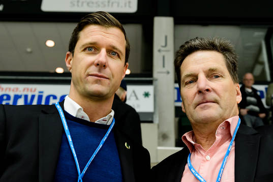 Rögles Klubbdirektör Magnus Blomsterberg och