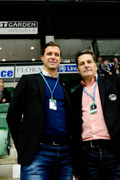 Rögles Klubbdirektör Magnus Blomsterberg och