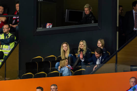 Peter Forsberg med sin son Lennox