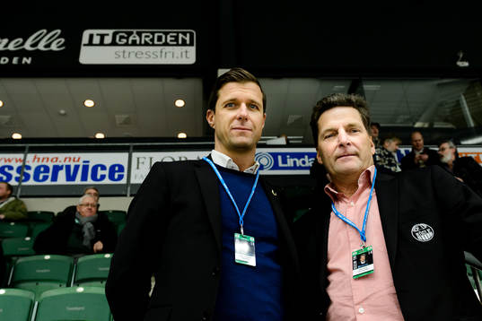 Rögles Klubbdirektör Magnus Blomsterberg och
