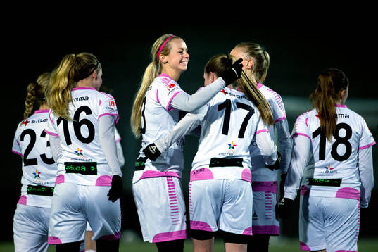 Rosengårds Amanda Ilestedt jublar