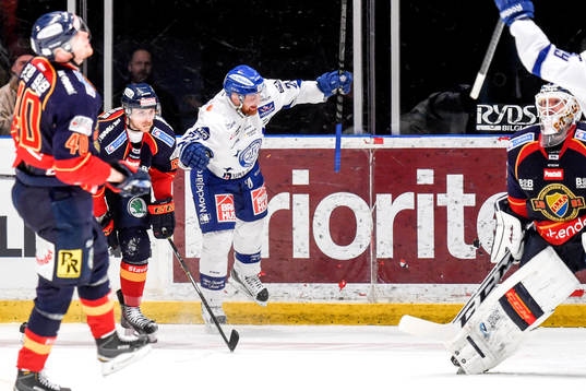 Leksands Mattias Ritola jublar