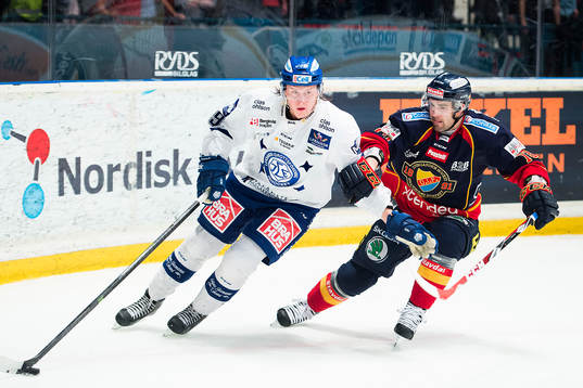 Leksands David Åslin och Djurgårdens Damien Fleury