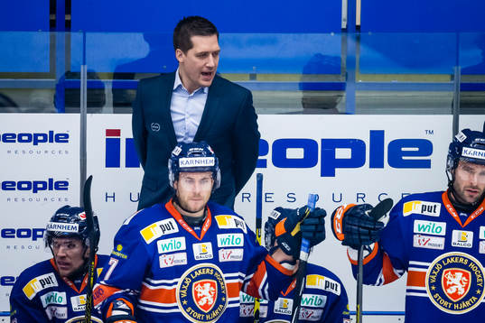Växjös tränare Sam Hallam