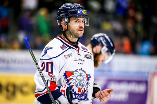 Linköpings Jeff Taffe deppar