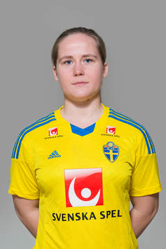 Vilma Rydell som spelar i F16/99-landslaget