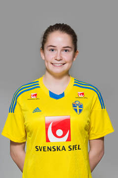Filippa Pettersson som spelar i F16/99-landslaget