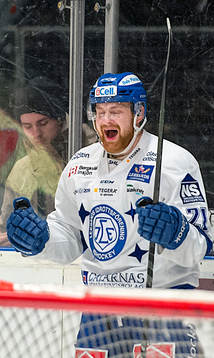 Leksands Mattias Ritola jublar