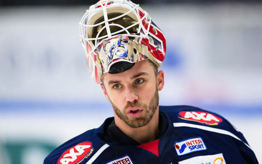 Södertäljes målvakt Tim Sandberg
