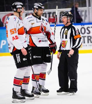 Karlskronas Tom Linder (v) och Niklas Lihagen (m)