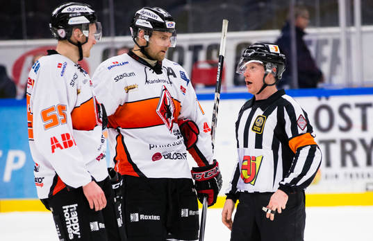 Karlskronas Tom Linder (v) och Niklas Lihagen (m)