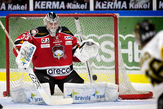 Malmö Redhawks målvakt Niko Hovinen