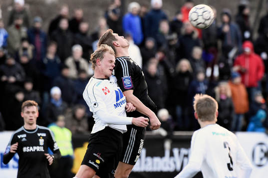 under fotbollsmatchen i Svenska cupen mellan