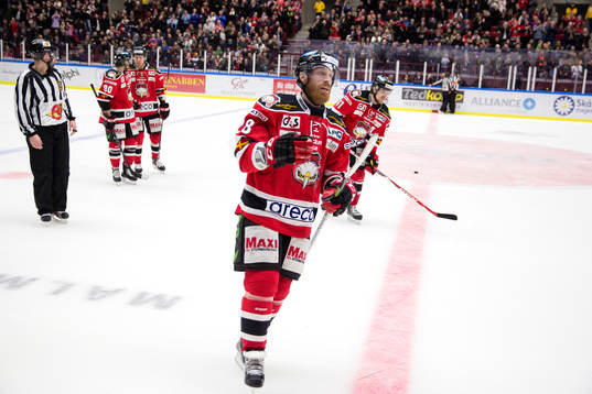 Malmös Jens Olsson har precis gjort 3-1