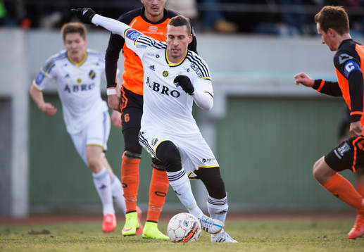s Panajotis Dimitriadis i matchen i Svenska cupen mellan