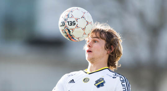 s Sam Lundholm i matchen i Svenska cupen mellan
