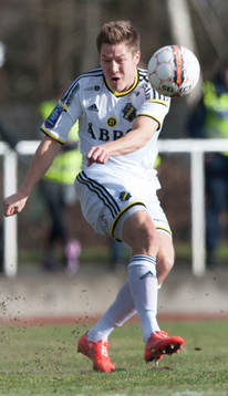 s Haukur Heidar Hauksson  i matchen i Svenska cupen mellan