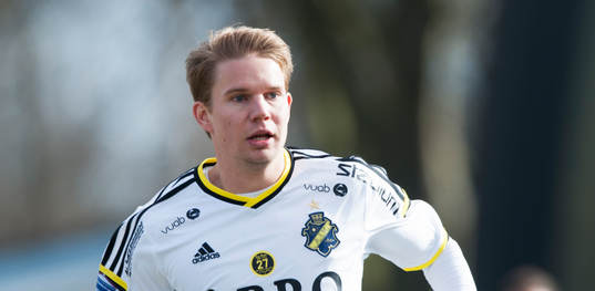 s Johan Blomberg i matchen i Svenska cupen mellan