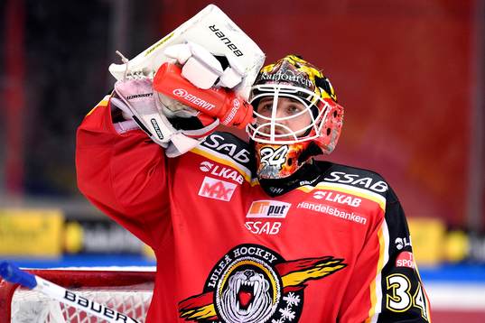 Luleås målvakt Joel Lassinantti