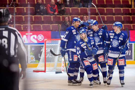 Leksands Mattias Guter jublar