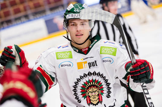 Frölundas Andreas Johnson jublar