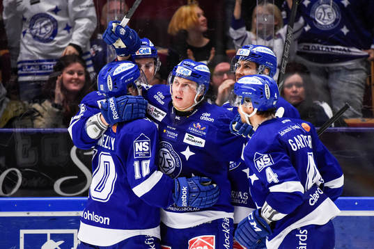 Leksands David Åslin jublar