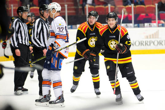 Brynäs Ponthus Westerholm som gjorde 2-1 målet i tredje