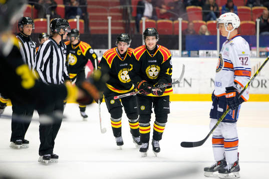 Brynäs Ponthus Westerholm jublar