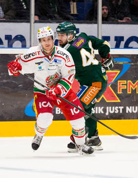 Modos Simon Önerud och Färjestads Milan Gulas