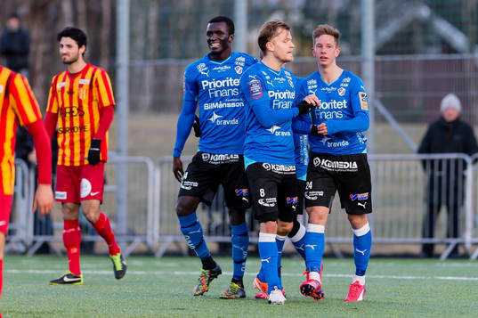 Halmstads Kwame Karikari, Kristoffer Fagercrantz och Simon