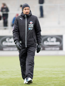 Helsingborg tränare Henrik Larsson