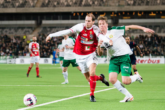Landskronas Mikael Dahlgren och Hammarbys Jan Gunnar Solli