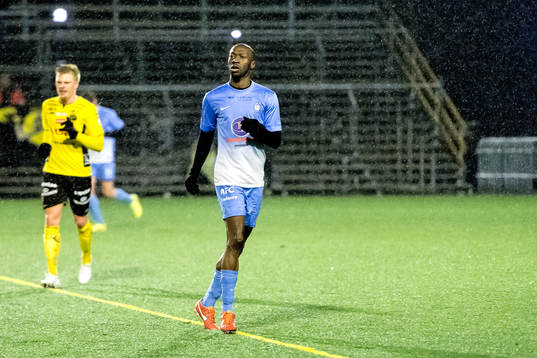 under fotbollsmatchen i Svenska cupen mellan AFC United och