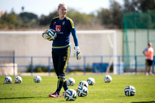 Sveriges målvakt Hedvig Lindahl
