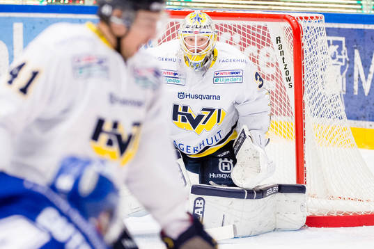 HV71s målvakt Gustaf Wesslau