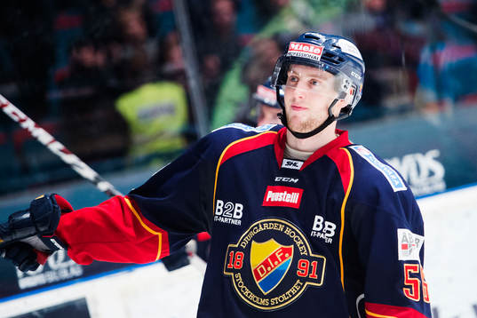 Djurgårdens Robin Norell jublar
