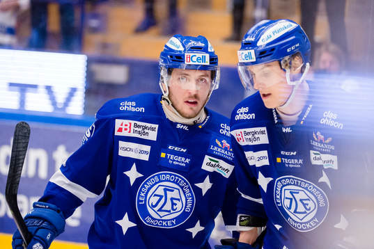 Leksands Brian Connelly och Fredrik Händemark