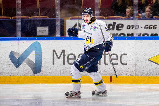 HV71s Marcus Nilson jublar
