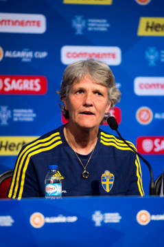 Sveriges Förbundskapten Pia Sundhage