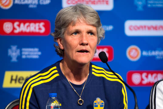 Sveriges förbundskapten Pia Sundhage