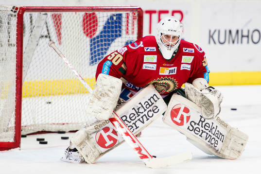 Frölundas målvakt Fredrik Bergvik