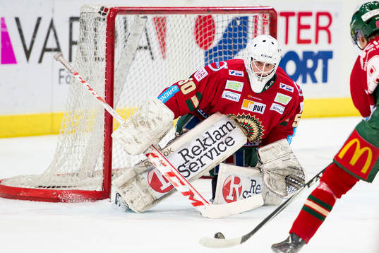 Frölundas målvakt Fredrik Bergvik