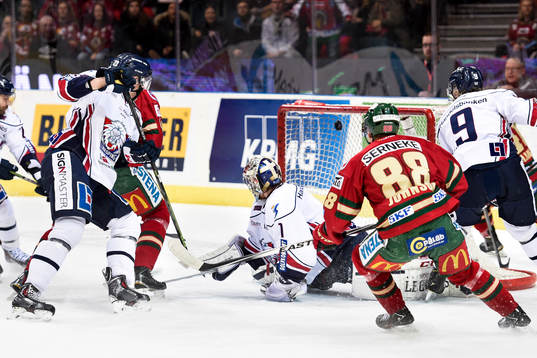 Frölundas Christoffer Persson gör 2-0 bakom Linköpings