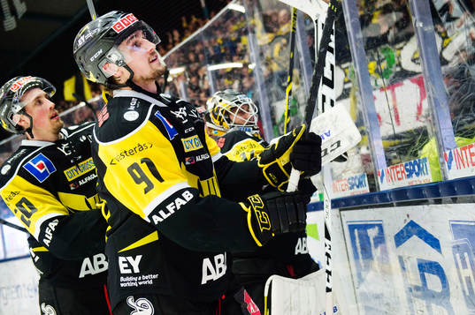 Västerås Johan Jonsson, Mikael Frycklund  och målvakt